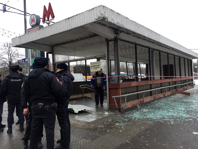 В Москве у станции метро "Коломенская" утром 22 декабря прогремел взрыв