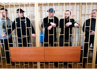 Участники банды "приморских партизан" в зале Приморского краевого суда во Владивостоке