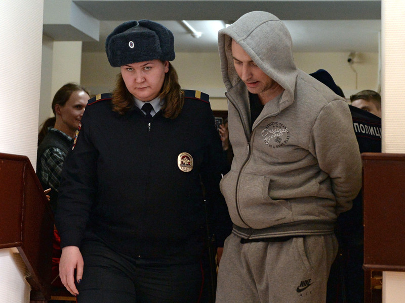 Лидер хакерской группы "Шалтай-Болтай" Владимир Аникеев в Лефортовском суде Москвы, 3 марта 2017 года