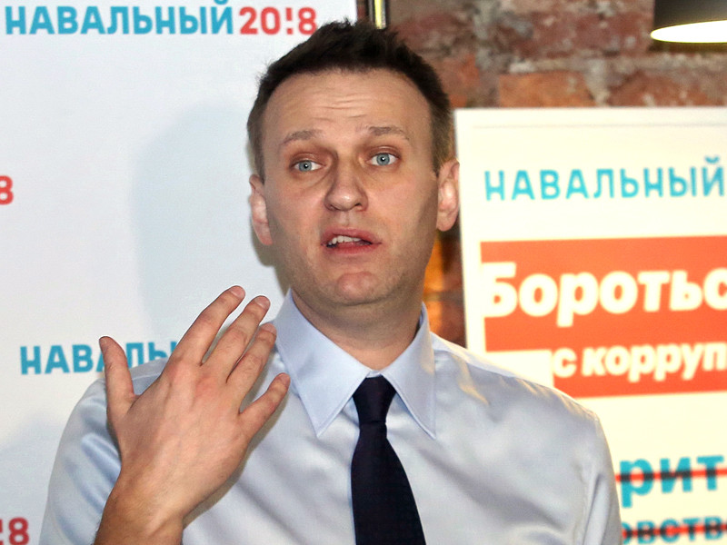 Политик Алексей Навальный заявил, что поданы заявки на проведение в 53 городах России антикоррупционных митингов "Он нам не Димон"