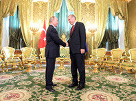 Путин и Эрдоган обсудили "очень эффективный контакт" спецслужб РФ и Турции в Сирии