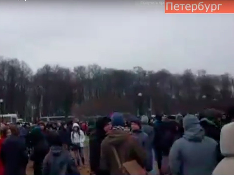В Петербурге на митинг против коррупции пришли до 10 тысяч человек