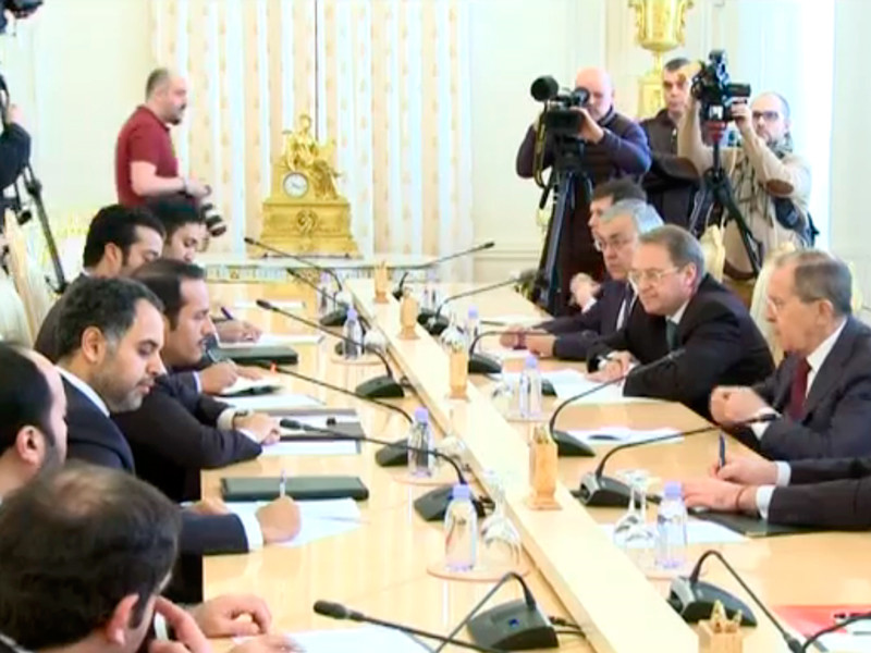 Глава МИД Катара в Москве рассчитывает "нащупать общую почву" по Сирии
