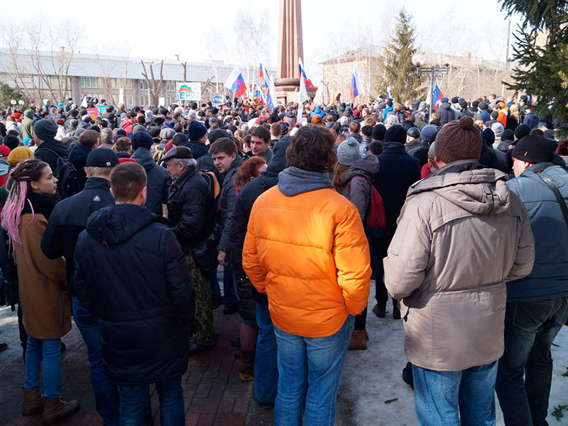 В Томске после митинга "Он нам не Димон" "гайд-парк" перенесли в промзону