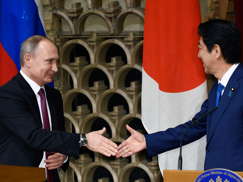 Владимир Путин и Синдзо Абэ, 16 декабря 2016 года