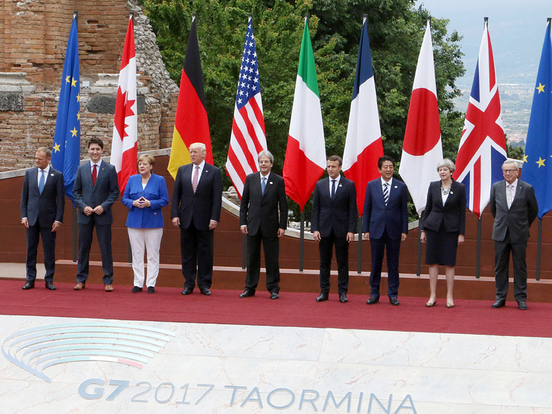 Президента России Владимира Путина не ждут на встрече G7, которая открывается в пятницу, 26 мая, в городе Таормина на Сицилии