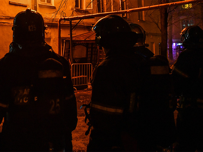 В Москве ночью загорелось здание городского департамента СМИ и рекламы
