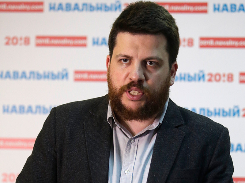 Руководитель предвыборного штаба Навального Леонид Волков