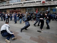 В Москве и Петербурге прошли жесткие задержания участников протестных акций
