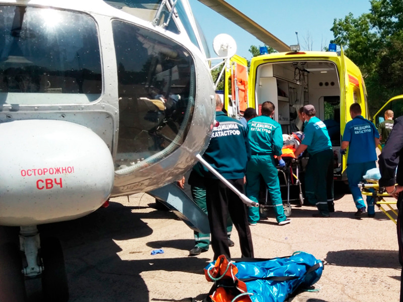 В Бурятии вертолет совершил жесткую посадку: один человек погиб