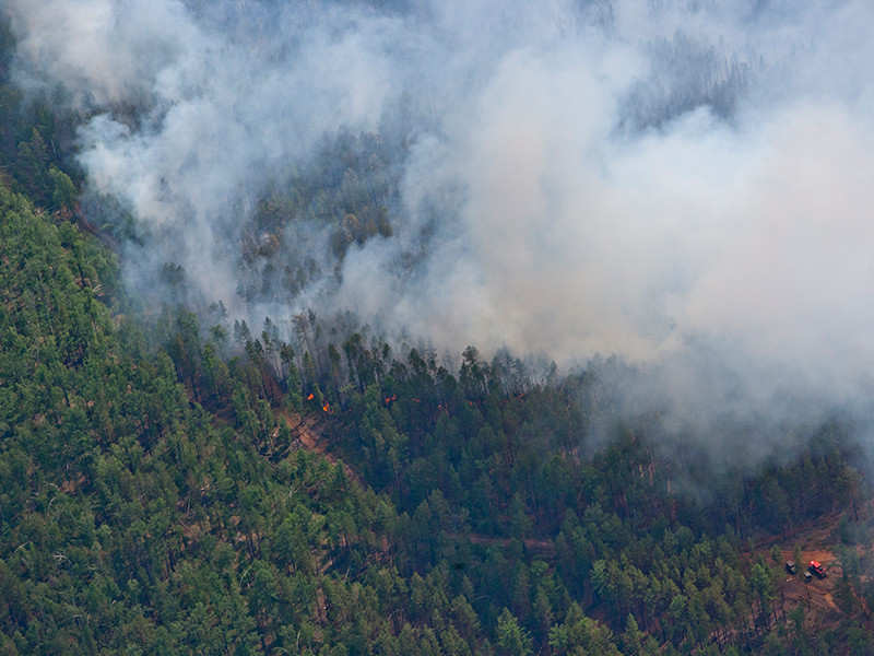 В Бурятии снова ввели режим ЧС из-за лесных пожаров