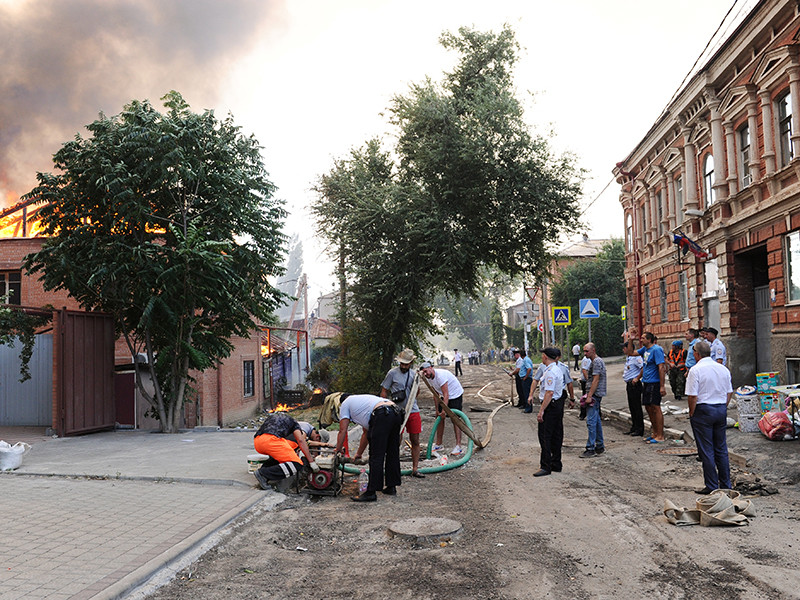 На месте крупного пожара в Ростове-на-Дону нашли тело погибшего