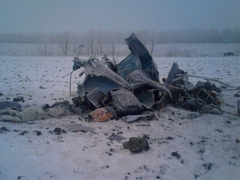 В Кирсановском районе Тамбовской области в районе населенного пункта Шиновка потерпел крушение частный вертолет Eurocopter