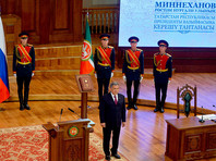 Президент Республики Татарстан Рустам Минниханов на церемонии инаугурации 
