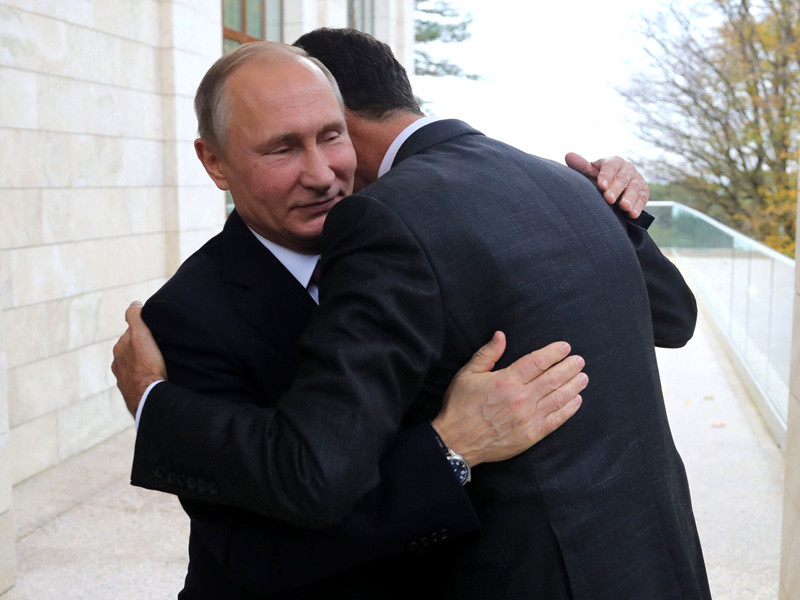 В Сочи состоялись переговоры президента РФ Владимира Путина с президентом Сирии Башаром Асадом, который посетил Россию с рабочим визитом