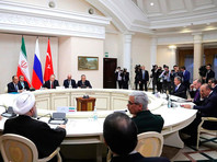 В ходе встречи в трехстороннем формате президент РФ предложил своим коллегам из Ирана и Турции подумать о совместной разработке комплексной программы восстановления Сирии

