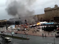 В Санкт-Петербурге загорелась новогодняя ярмарка (ФОТО, ВИДЕО)