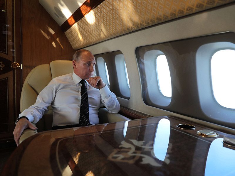Путин прилетел на новогодние каникулы в Хакасию