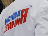 У Саратовской облдумы провела пикет с призывом идти на выборы президента "простая гражданка", оказавшаяся активисткой "Молодой гвардии ЕР"