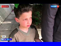 Телеканал "Россия 24" показал интервью мальчика, который участвовал в видеосъемках последствий якобы проведенной в сирийском городе Дума химической атаки
