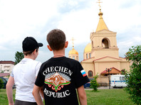 Церковь Архангела Михаила в центре Грозного, в которой четверо боевиков пытались захватить прихожан в качестве заложников