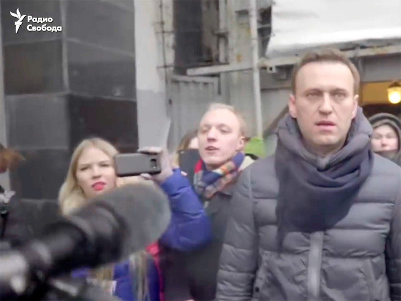 Алексей Навальный и Константин Салтыков, 28 января 2018 года