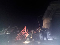 Обрушение автомобильного моста  через реку Савала в Терновском районе