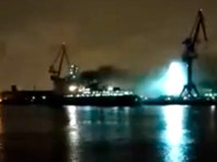 В Петербурге потушен пожар на строящемся ледоколе-гиганте "Виктор Черномырдин"