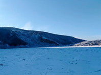 Обвал на реке Бурея в районе села Чекунда Верхнебуреинского района Хабаровского края