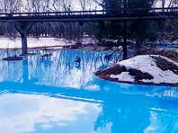 В Нижегородской области выяснили причины появления голубого озера (ВИДЕО)