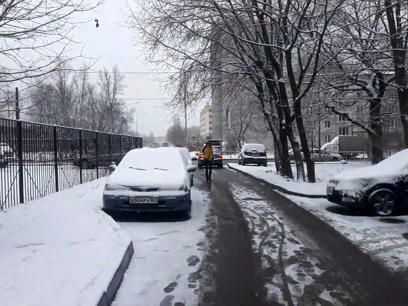 В Санкт-Петербург вернулась зима