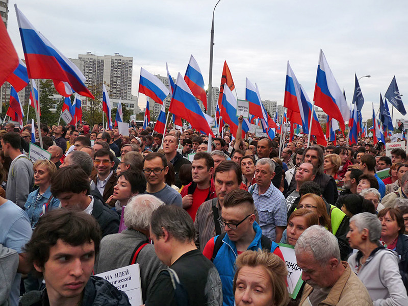 "Левада-Центр" заявил о росте готовности общества к массовым протестным акциям