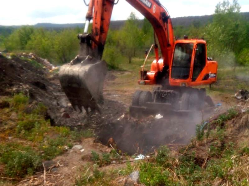 Специалисты ликвидируют подземное возгорание в Киселевске