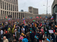 С середины июля в Москве еженедельно проходят протестные акции в связи с отказом властей зарегистрировать независимых кандидатов на выборах в Мосгордуму