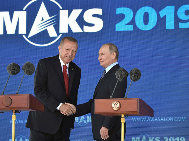Эрдоган прибыл на МАКС-2019, чтобы обсудить с Путиным растущие разногласия по поводу Сирии, а также закупки военной техники