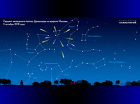 В ночь на среду можно  будет  наблюдать первый из двух ярких октябрьских звездопадов