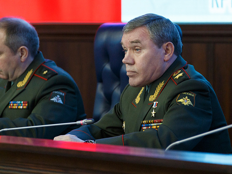 Начальник Генерального штаба Вооруженных Сил РФ Валерий Герасимов