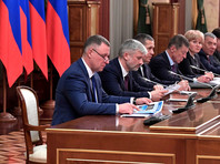 Владимир Путин провел встречу с членами кабинета министров