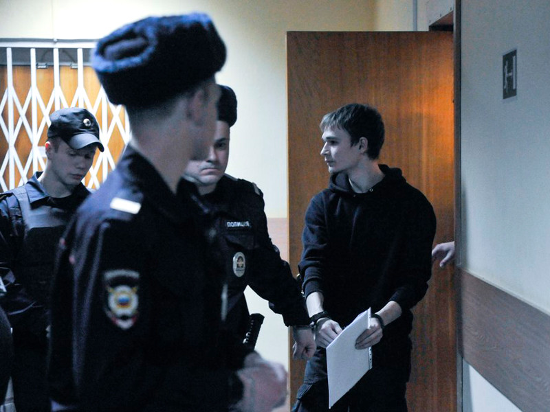 Азата Мифтахов в Головинском районном суде, февраль 2019 года
