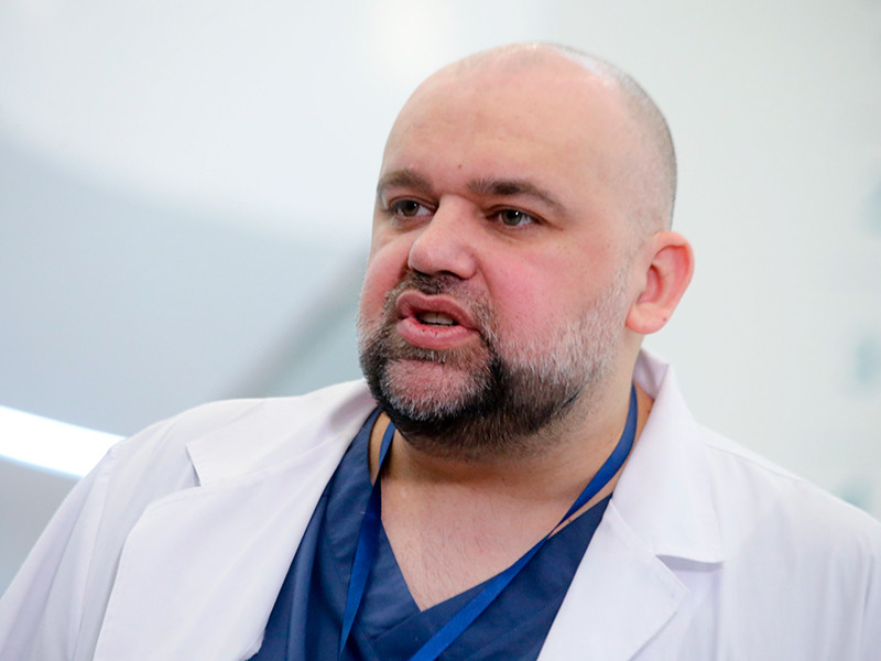 Главврач больницы в Коммунарке Денис Проценко вышел из режима самоизоляции