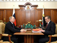 Владимир Путин и Михаил Игнатьев, январь 2016 года