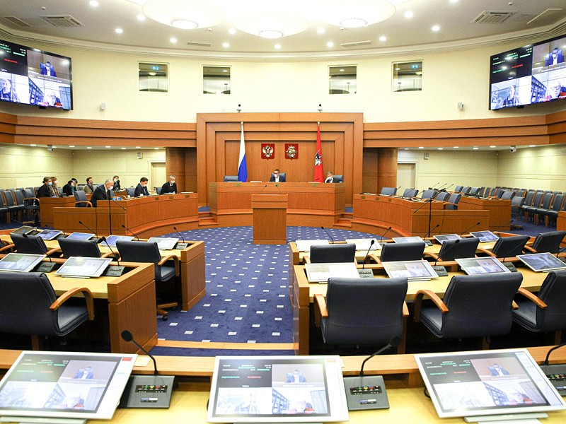 Пленарное заседание Мосгордумы, май 2020 года