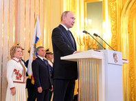 Церемония вступления Владимира Путина в должность Президента России, 7 мая 2018 года