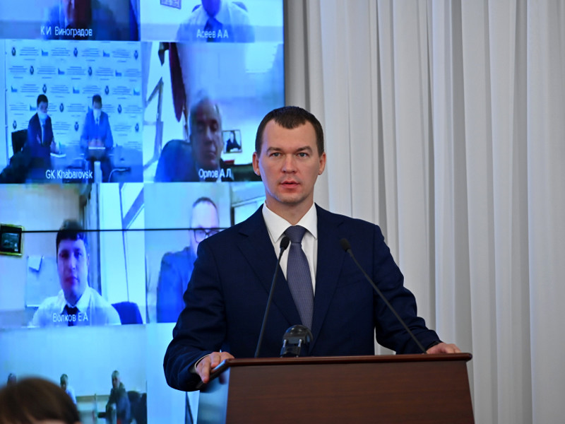 В Кремле выбор Дегтярева на пост врио губернатора Хабаровского края объяснили его "богатым законодательным опытом"