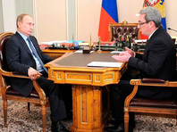 Владимир Путин и Вячеслав Гайзер, ноябрь 2013 года