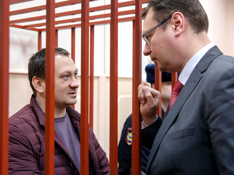 Игорь Ляховец и Алексей Коврижкин в Басманном районном суде, 30 января 2020 года