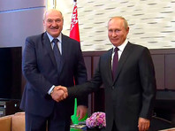 Владимир Путин и Александр Лукашенко, 14 сентября 2020 года