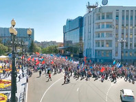 В Хабаровске прошла десятая подряд субботняя протестная акция (ФОТО, ВИДЕО)