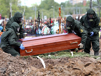 Похороны пациентов, умерших от коронавируса, на Бутовском кладбище