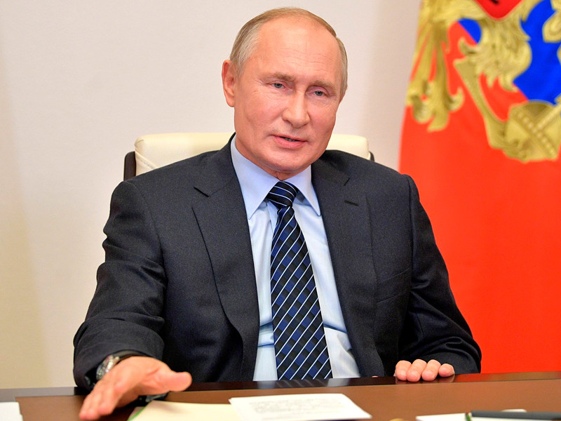 В режиме видеоконференции состоялась встреча Владимира Путина с членами правления РСПП